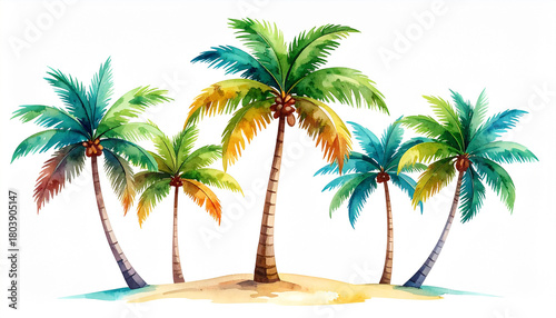 palm tree on the beach