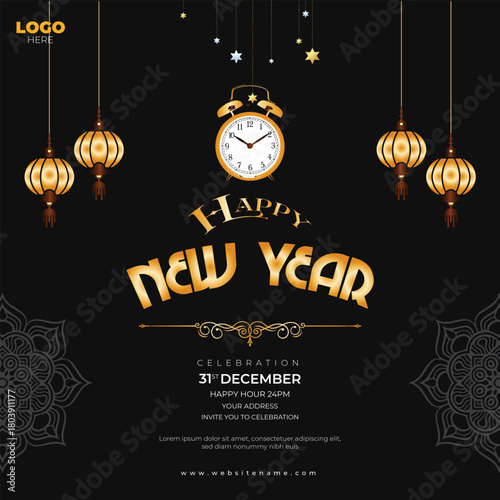 Happy new year 2026 celebration