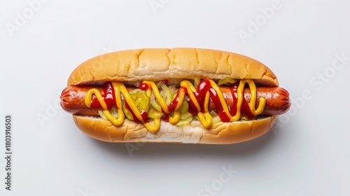 Wallpaper Mural American Hot Dog Collection: Assorted Hot Dogs with Ketchup, Mustard, Toppings, and Presentations for Fast Food, Culinary, and Dining Inspiration Torontodigital.ca