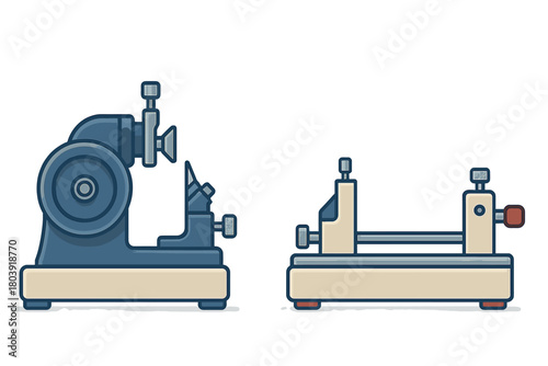 Specialized mechanical components for industrial tool grinder or measuring equipment