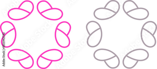 Natural Mandala Ayurveda Resort Sign Symbol Logo
