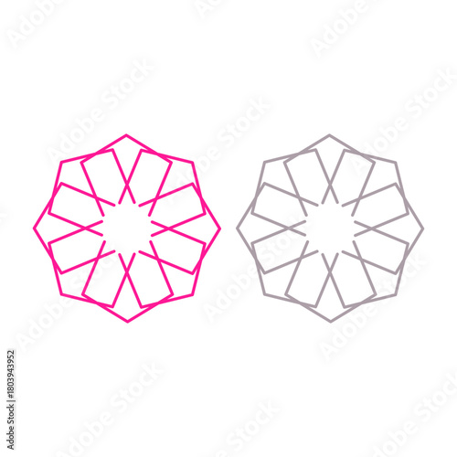 Natural Mandala Ayurveda Resort Sign Symbol Logo
