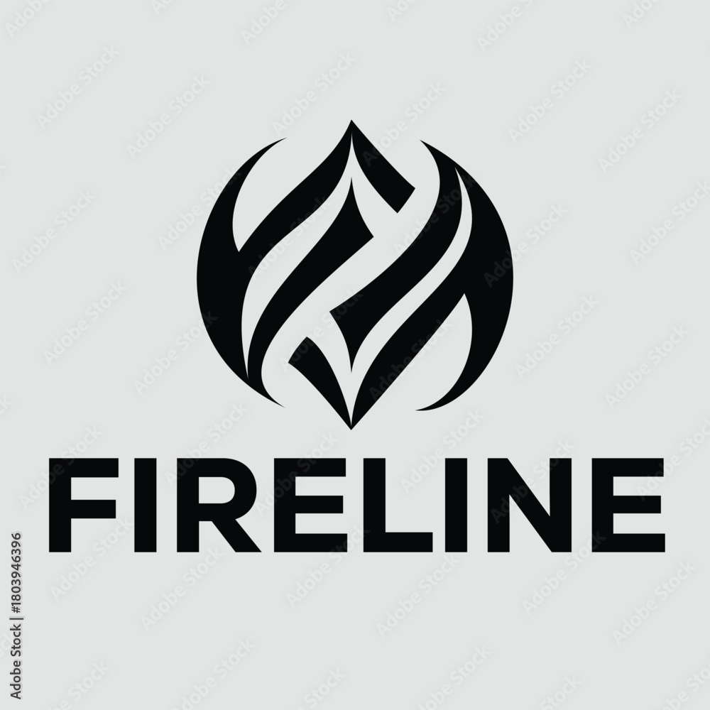 Fototapeta premium fireline logo