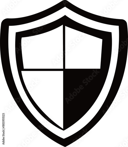 Vector shield icon. Security vector icon collection. Protection logo, shield. Сryptocurrency protection sign. Reliability wallet. Crypto currency security button.protection flat icon