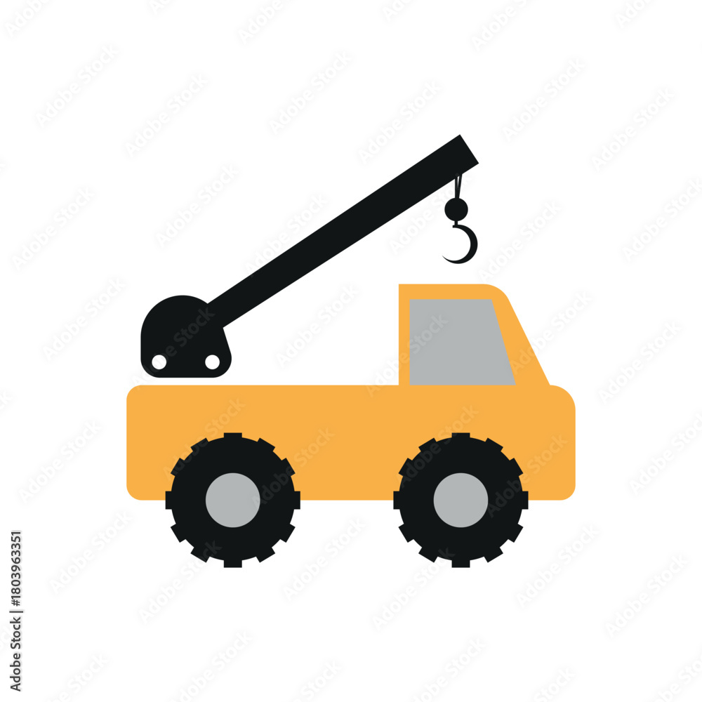 Naklejka premium Construction Vehicle Icon