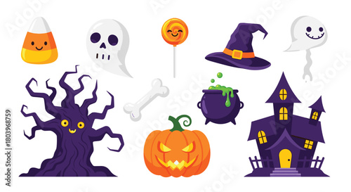 Halloween Decorations: Spooky House Pumpkin and More.