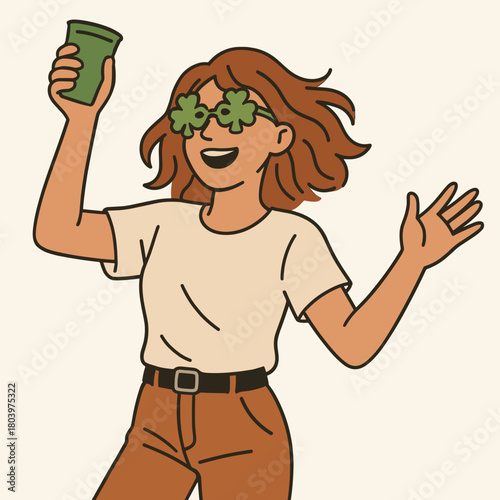 Shamrock sunglasses party