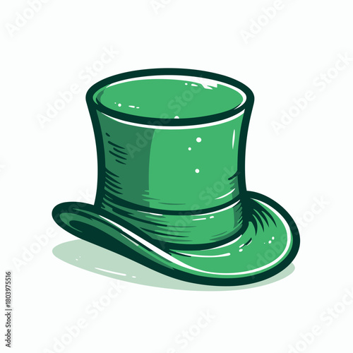 Top hat green