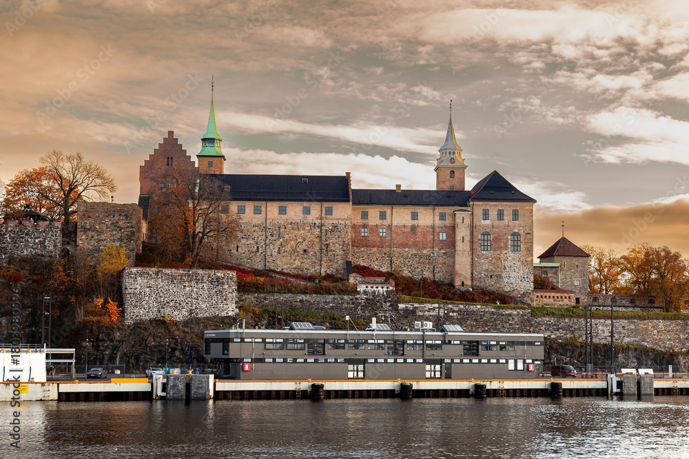 Fototapeta premium Akershus Fortress, Oslo, South Norway, Norway, Scandinavia, Europe