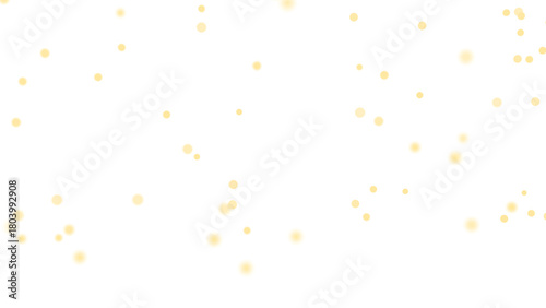 Warm golden bokeh fireflies overlay transparent PNG 3D render