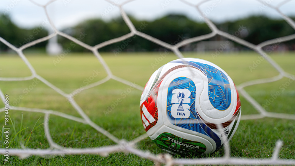 Naklejka premium Bangkok, Thailand - 18 November 2025: Adidas 