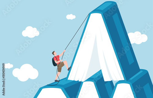 The challenging but rewarding journey of acquiring knowledge and reaching intellectual heights. Further studying, higher learning.