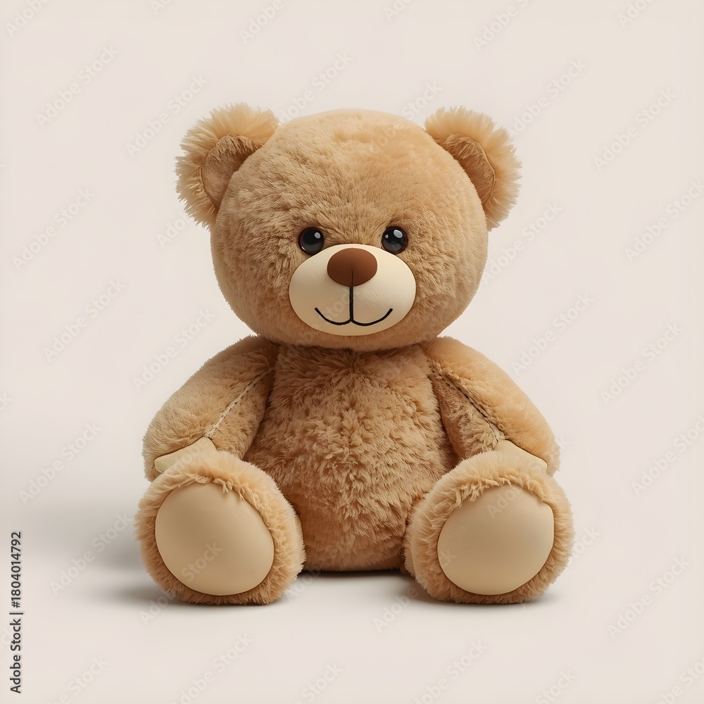 Obraz premium Cute Brown Teddy Bear Plush Isolated on Transparent Background