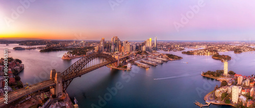 d Sydney Lavender bay High Bridge Close Pan