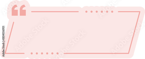 Square Quote Frame Outline