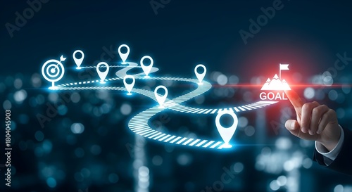 Strategic Roadmap: Digital Journey to Cross Milestones and Achieve the Ultimate Goal (GOAL)