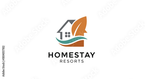 Home Rental and Villa Management Logo | Simple Residential Key Icon Real Estate House Logo | Modern Minimalist Home and Resort Property Icon Contruction Renovation Building