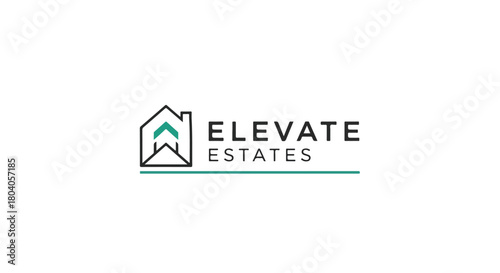 Home Rental and Villa Management Logo | Simple Residential Key Icon Real Estate House Logo | Modern Minimalist Home and Property Icon Contruction Renovation Building