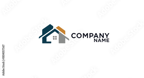 Home and Villa Properties Management Logo | Simple Residential Key Icon Real Estate House Logo | Modern Minimalist Home and Resort Property Icon Contruction Renovation Building