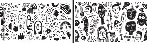 folk art symbol pattern, tribal illustration vector, ethnic decorative design, traditional folk motif drawing, native pattern artwork, cultural symbol elements, ornamental folk vector, tribal art illu