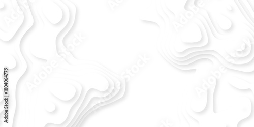 Vector abstract Topography map crave white and black wave doodle line topo map diagram relief line grid topo mountain background. geometric Line topography map contour background.	
