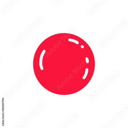 Colored Flat Illustration of a Wrapped Candy