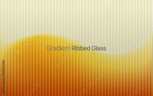Gradient ribbed fractal glass texture pattern. gradient reflections in abstract background design