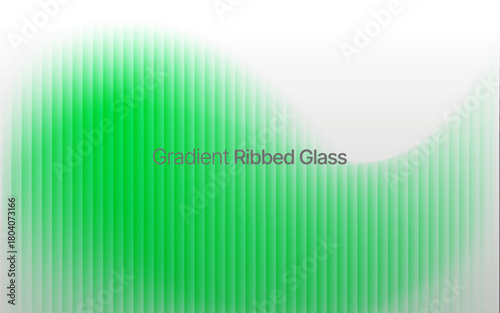 Gradient ribbed fractal glass texture pattern. gradient reflections in abstract background design