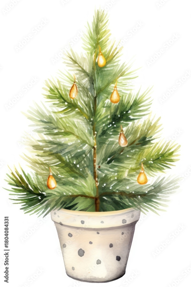 Obraz premium Tree pine decoration christmas.