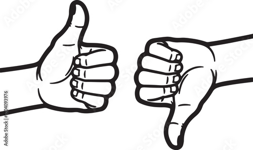 hand showing thumb up