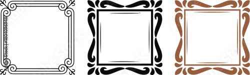 Abstract vector background illustration of a glass of wine with an ornate gold vintage floral pattern border