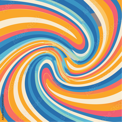 Vector set of groovy hippie 70s backgrounds. swirl, twirl pattern, waves. Y2k aesthetic. Social Media Stories Template, distorted and Twisted vector texture in trendy retro psychedelic style.
