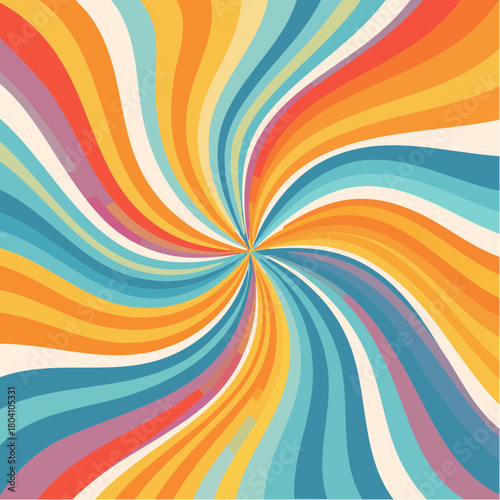 Vector set of groovy hippie 70s backgrounds. swirl, twirl pattern, waves. Y2k aesthetic. Social Media Stories Template, distorted and Twisted vector texture in trendy retro psychedelic style.
