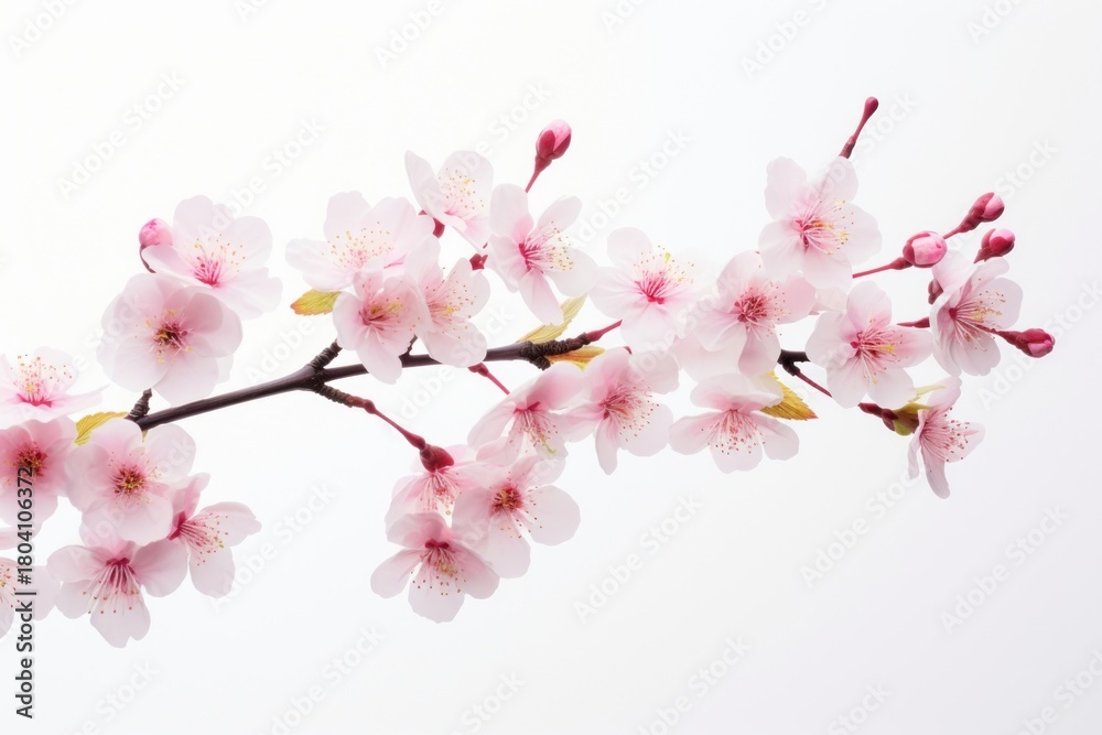 Obraz premium Blossom flower branch cherry.