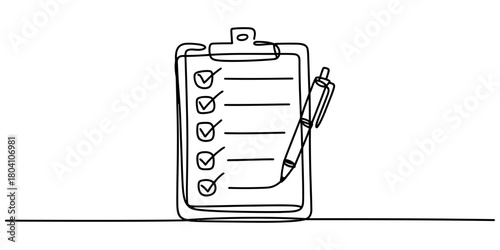 Continuous one line drawing: steaming cup with leaf, open book, feather quill. symbolizing creativity, knowledge, inspiration.