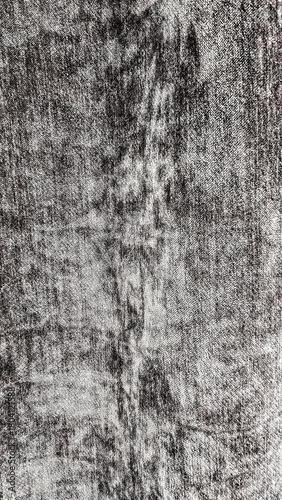 Fotografia Detailed fabric texture in black and white with soft distressing and an abstract pattern
