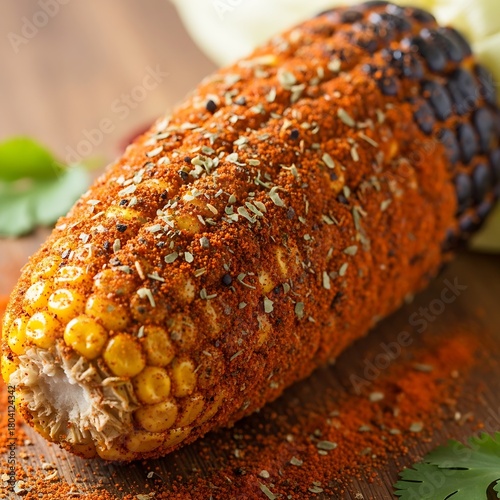 Grilled corn with spices