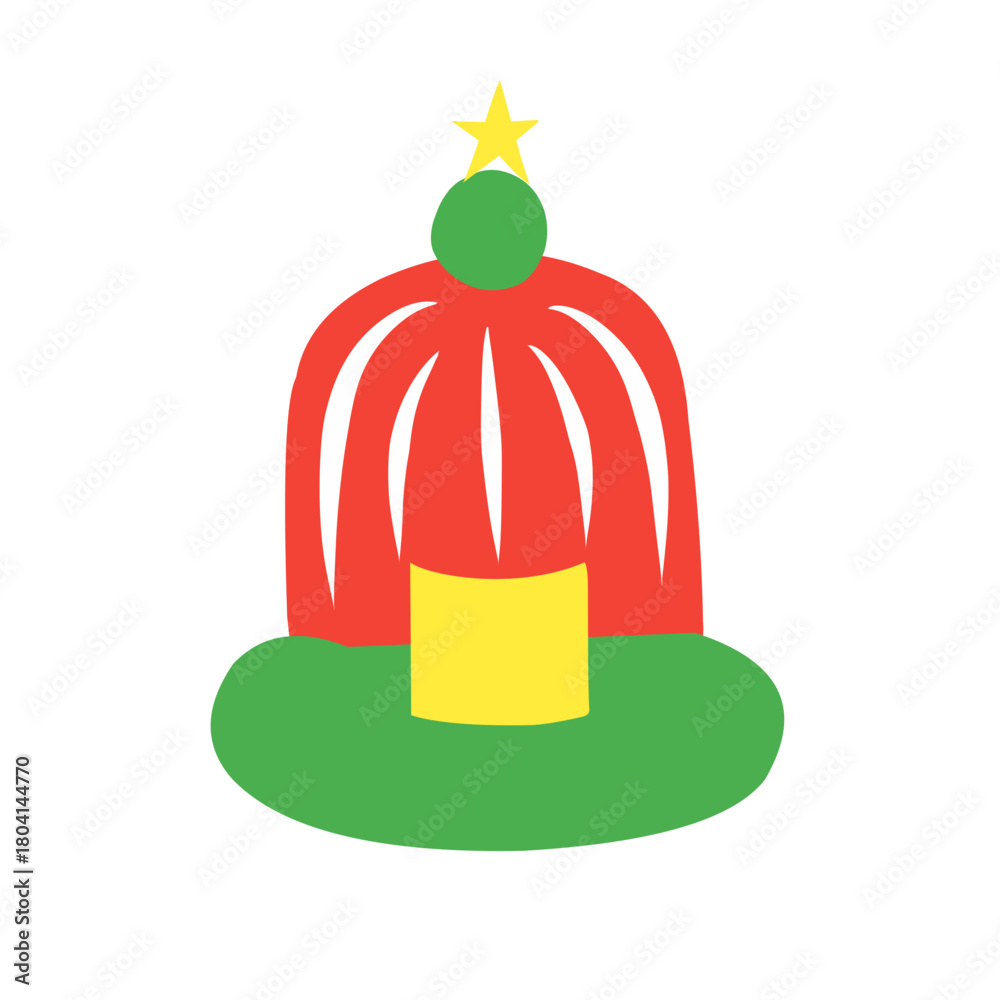 Obraz premium christmas accessories vector elements