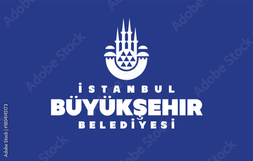 Flag of Istanbul city, Turkey