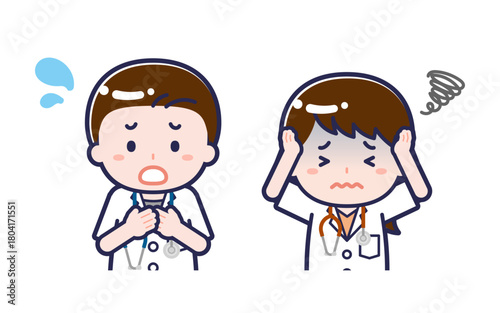 半袖医師／2人組／男女 06