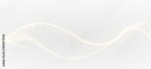 Gold Wave PNG with Glitter Overlay on Black Background on transparent background