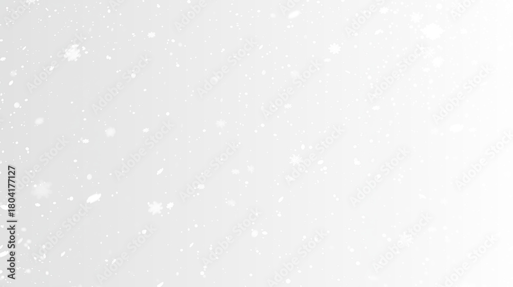 Naklejka premium PNG Snowfall Overlay with Transparent Background for Winter Magic
