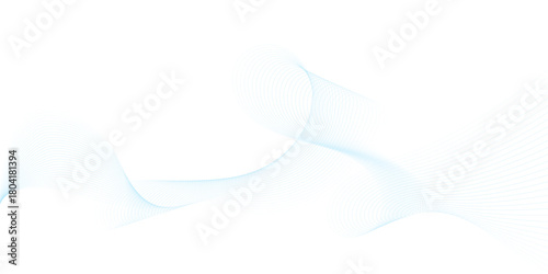 Abstract generative artwork featuring flowing ribbon-like waves in red, gray, and blue tones. The forms ripple and cascade diagonally across a pastel gradient background of soft pink and light blue. T