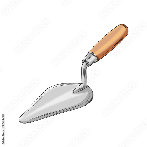 trowel isolated on white background