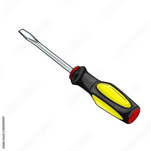 screwdriver isolated on white