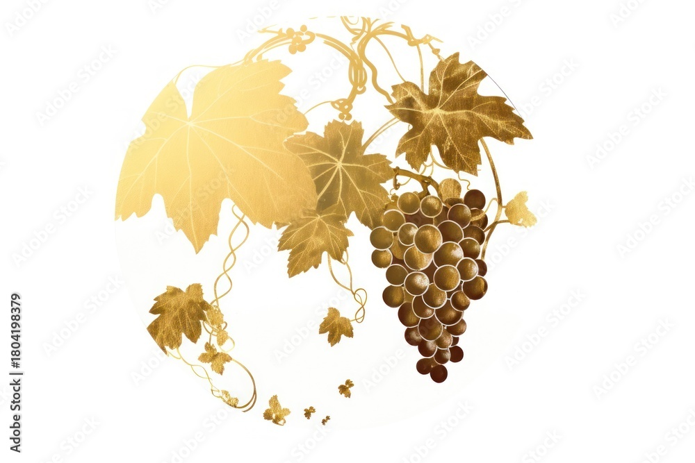 Fototapeta premium Grapes vine vineyard plant.