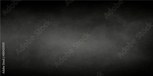 Dark black grunge texture wall background with old vintage stone paper surface pattern