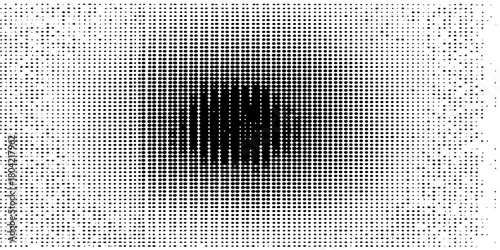 Black and white abstract background texture pattern illustration with vintage dot mosaic grid tile design