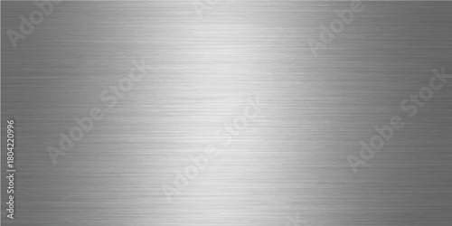 Brushed metal surface texture is a shiny metallic pattern often seen on stainless steel or aluminum industrial plates