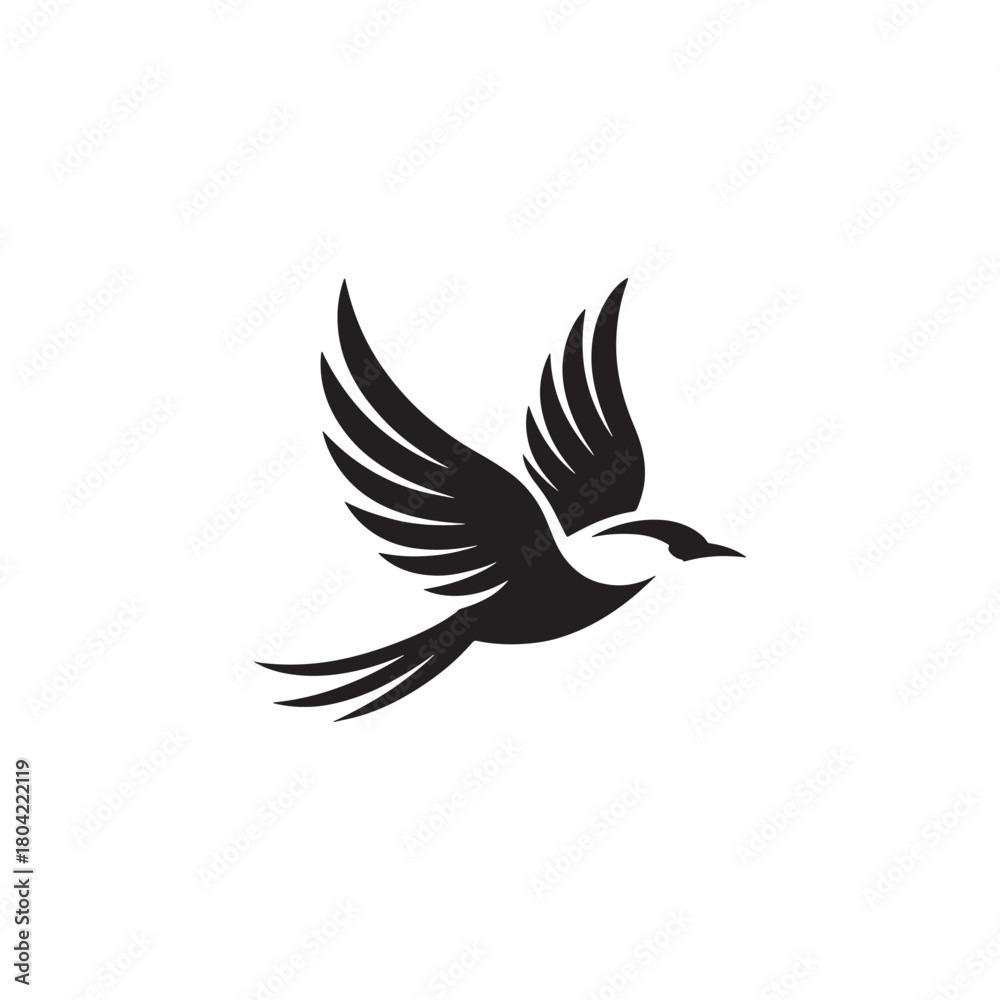 Fototapeta premium Elegant Creative Bird Logo Design